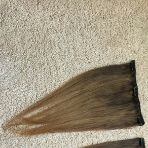 Human Hair Extensions Ombre/Blonde